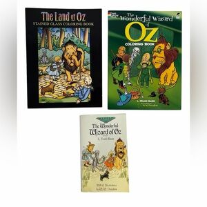 Wizard of Oz coloring book set & Story Book